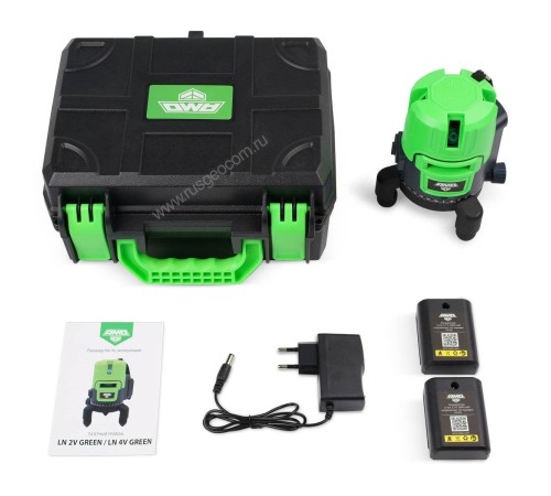 Лазерный уровень AMO LN 4V Green с калибровкой Лазерный уровень AMO LN 4V Green с калибровкой