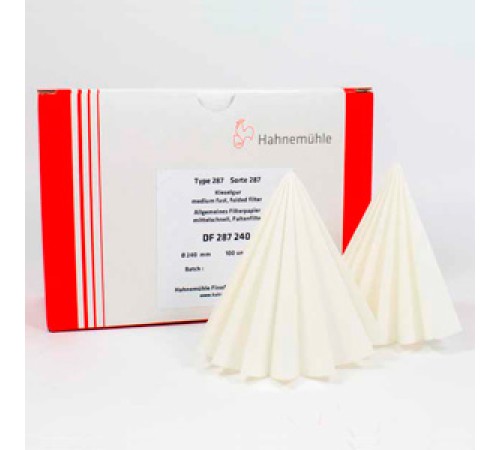 Кизельгуровые фильтры Hahnemühle 287, складчатые, Ø 185 мм
