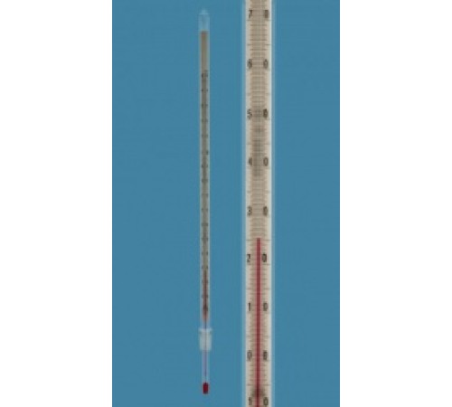 Термометр Amarell на шлифе NS 14,5/23, -10...+150/1°C, глубина погружения 52 мм (Артикул D262234-FL)