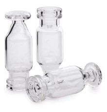 Виалы под защелк. крышка Флакон, MicroV, защелка, 1,5 мл, clr, 100PK, 5184-3552 Agilent